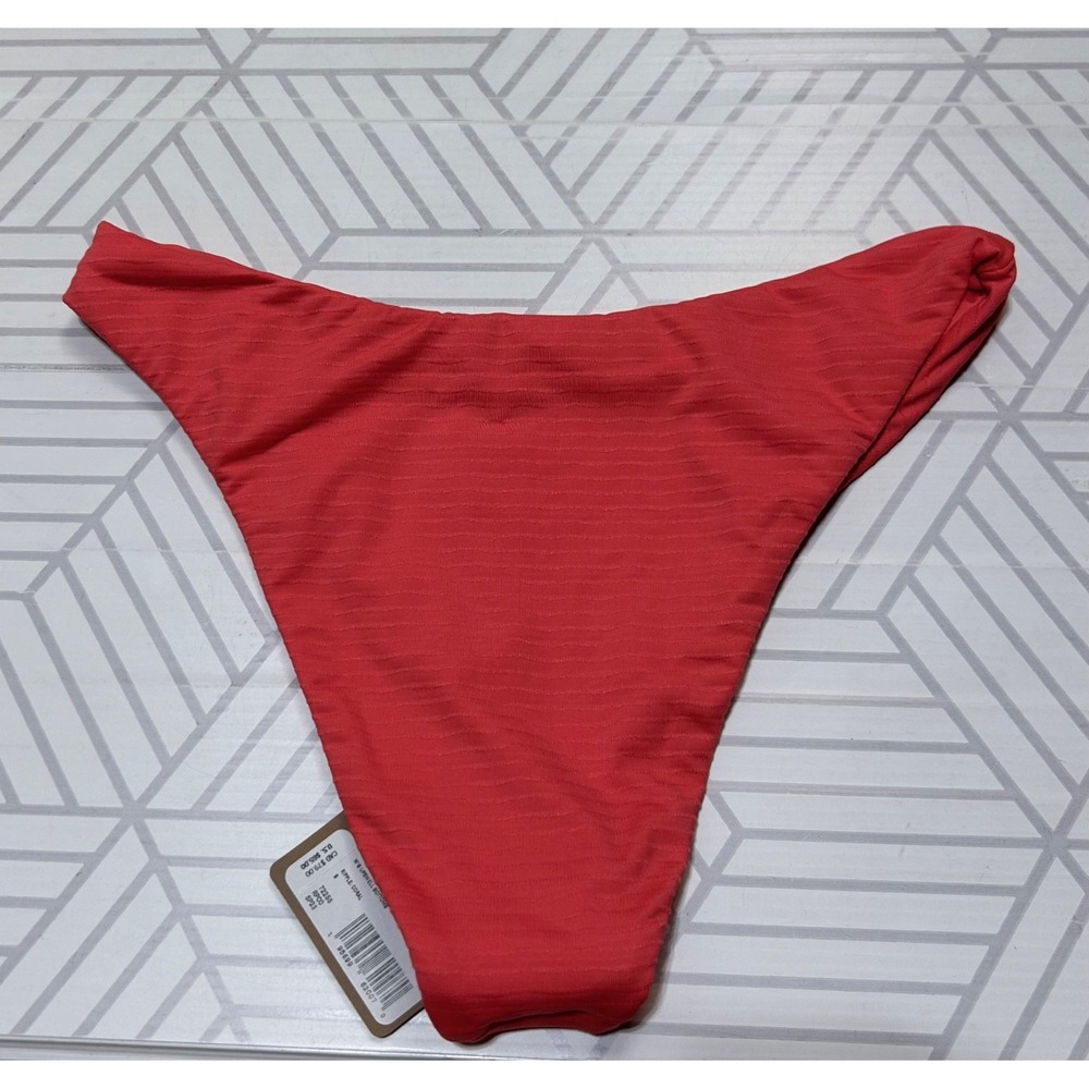 NWT $79 Patagonia Women's size Small Coral Upswell Bikini Bottoms Cheeky - Picture 2 of 9